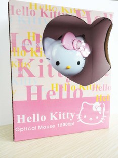 hello kitty鼠标 创意鼠标 可爱鼠标有线鼠标 鼠标 KT鼠标