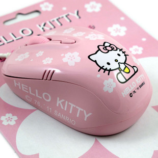卡通时尚hello Kitty 可爱创意USB台式笔记本鼠标
