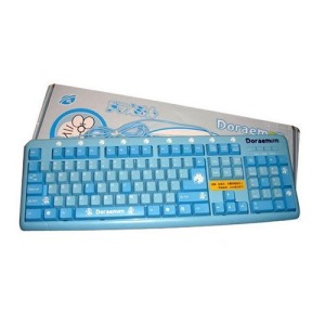 电脑键盘 叮当键盘/多啦A梦键盘 可爱USB键盘