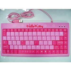 hello kitty 键盘 KT电脑键盘 笔记本键盘 方便随身携带